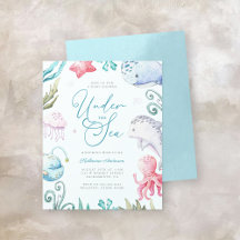 Budget Ocean Animals onder het Zee Boy Baby shower