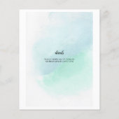 BUDGET Ocean Sea Glass Ombre Turquoise Blauwe Trou (Achterkant)