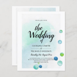 BUDGET Ocean Sea Glass Ombre Turquoise Blauwe Trou