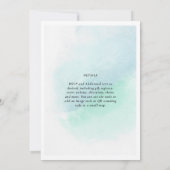 BUDGET Ocean Sea Glass Ombre Turquoise Blauwe Trou (Achterkant)