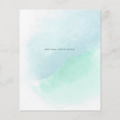 BUDGET Ocean Zee Glass Ombre Blauwgroen Blue Weddi Flyer (Achterkant)