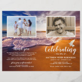 Budget Oceenduif-rouwkaart (Voorkant)