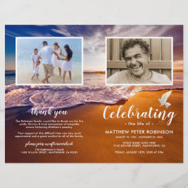 Budget Oceenduif-rouwkaart