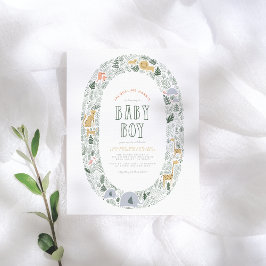 Budget Oerwoud Safari Animals Baby Boy Baby shower