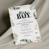 Budget Oerwoud Safari Giraffe Baby shower Boys Briefpapier