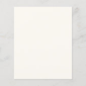 Budget Oerwoud Safari Giraffe Baby shower Uitnodig (Achterkant)