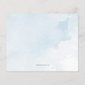 Budget Oh Baby Blue Gold Boho Boy Baby shower (Achterkant)