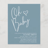 Budget Oh Baby Modern Boy Baby shower (Voorkant)