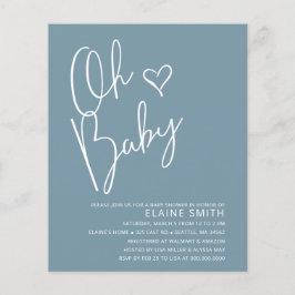 Budget Oh Baby Modern Boy Baby shower