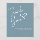 Budget Oh Baby Modern Boy Baby shower Dank u (Voorkant)