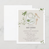 Budget Oh Baby Peas Baby shower (Voorkant / Achterkant)