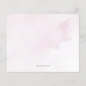 Budget Oh Baby Roze Goud Boho Meisje Baby shower (Achterkant)