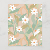 Budget Oh Baby Script Sage Green Boho Baby shower (Achterkant)