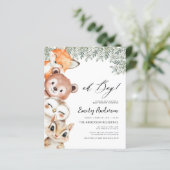 Budget Oh Boy! Baby shower voor bosdieren (Staand voorkant)