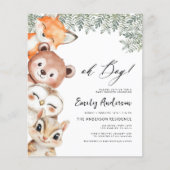 Budget Oh Boy! Baby shower voor bosdieren (Voorkant)