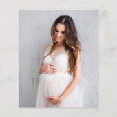 Budget Oh Boy de Uitnodiging van het Blauwe Baby s (Achterkant)