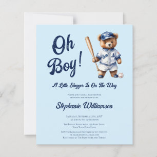 Budget Oh Boy Honkbal  Baby Shower Schattige Beer