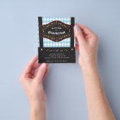 Budget Oktoberfest, Octoberfest Party Invite Flyer (Hand)