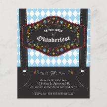Budget Oktoberfest, Octoberfest Party Invite Flyer