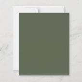 Budget Olijfgroen Monogram Kranstext Trouwdag (Achterkant)