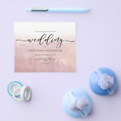 Budget/Ombre/trouwuitnodiging. Flyer (Enkel)