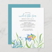 Budget onder het Zee 1e Verjaardagsfeesttweeling (Voorkant / Achterkant)