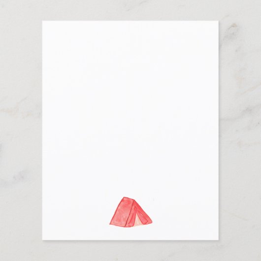 Budget ONE Happy Camper Bossen Camping 1e Verjaard (Achterkant)