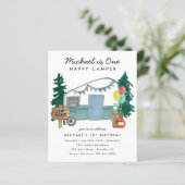 Budget One Happy Camper Bossen Camping 1e Verjaard (Staand voorkant)