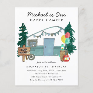 Budget One Happy Camper Bossen Camping 1e Verjaard