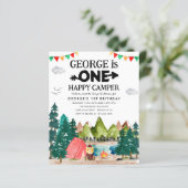 Budget ONE Happy Camper Bossen Camping 1e Verjaard (Staand voorkant)