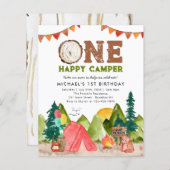 Budget One Happy Camper Woodland Beer 1e Verjaarda (Voorkant / Achterkant)