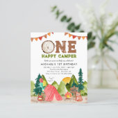 Budget One Happy Camper Woodland Beer 1e Verjaarda (Staand voorkant)