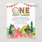 Budget One Happy Camper Woodland Beer 1e Verjaarda (Voorkant)