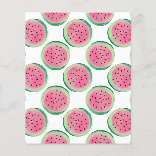 Budget One in een Melon 1st Birthday uitnodiging (Achterkant)