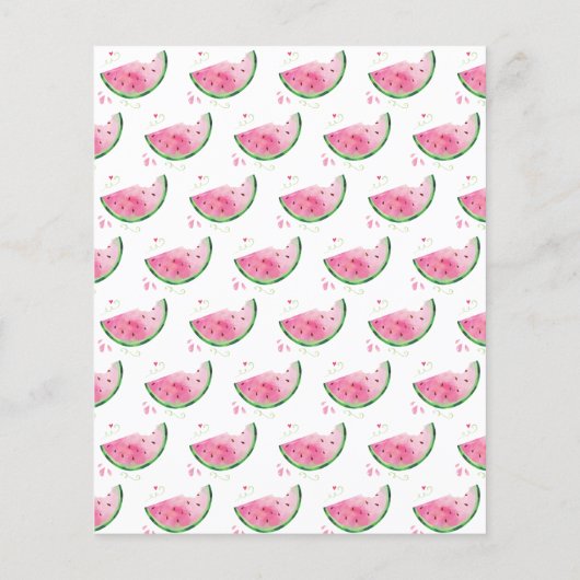 Budget One in een Melon 1st Birthday uitnodiging (Achterkant)