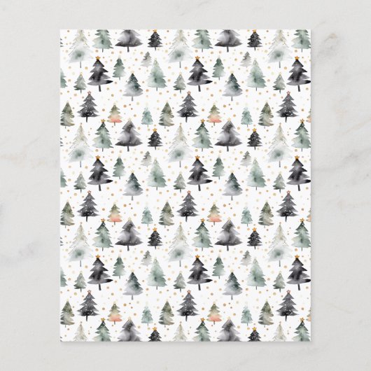 Budget Ons Jaar Minimalistisch 12 Foto Kerstmis (Achterkant)