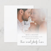 Budget Ons pad begint hier Foto Verloving (Voorkant / Achterkant)