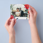 Budget onze eerste kerstfoto flyer (Hand)