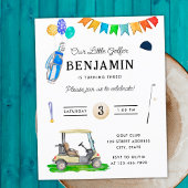 Budget Onze Kleine Golfer Blue Cart Golf Verjaarda