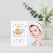 Budget onze kleine pompoen 1e verjaardag Herfst Fo (Staand voorkant)