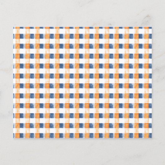 Budget Onze Kleine Pompoen Blauw Plaid 1e verjaard (Achterkant)