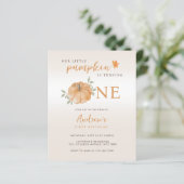 Budget Onze kleine pompoen Herfst 1e verjaardag (Staand voorkant)