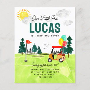 Budget Onze kleine Pro Par-t-shirt Kinder golfverj Flyer