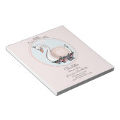 BUDGET Onze kleine uitnodiging voor Cutie Pink Swa Notitieblok (Schuin)