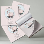 BUDGET Onze kleine uitnodiging voor Cutie Pink Swa Notitieblok