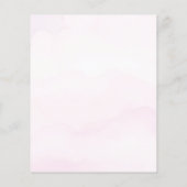 Budget Onze Kleine Vlinder Roze Paarse Verjaardag (Achterkant)