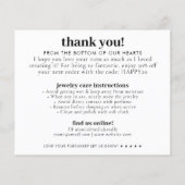 Budget Open Glimlach Geniet van Sieraden Care Busi (Achterkant)