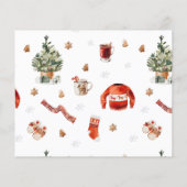 Budget Openhaard Soksokken & Kerstboom Foto (Achterkant)