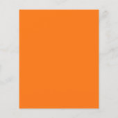 Budget Oranje Abstracte Check Wedding Uitnodiging (Achterkant)