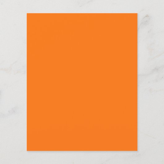 Budget Oranje Abstracte Check Wedding Uitnodiging (Achterkant)